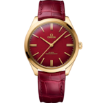 De Ville 40 mm, yellow gold on leather strap - 435.53.40.21.11.001