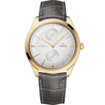 De Ville 40 mm, yellow gold on leather strap - 435.53.40.22.02.001
