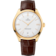 De Ville 40 mm, yellow gold on leather strap - 432.53.40.21.52.003