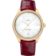 De Ville 40 mm, yellow gold on leather strap - 432.58.40.21.05.004