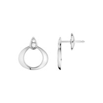 歐米茄DEWDROP 耳環, 18K白金, 鑽石 - E55BCA0200305