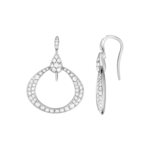 歐米茄DEWDROP 耳環, 18K白金, 鑽石 - E57BCA0200405