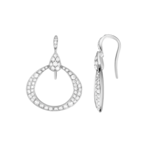 Omega Dewdrop Earring, 18K white gold, Diamonds - E57BCA0200405