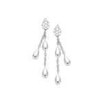Omega Dewdrop Brinco, Ouro branco de 18K, Diamantes - E59BCA0200305