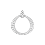Omega Dewdrop Colgante, Oro blanco de 18 qt, Diamantes - P90BCA0200405