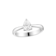 Omega Dewdrop Anel, Ouro branco de 18K, Diamantes - R602BC08001XX