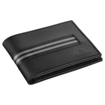Fine Leather Wallet, Black - 7070210005