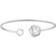 Omega Flower Bracelet, Cabochon en nacre, Or blanc 18K - B603BC0700100
