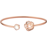 Omega Flower 18K red gold and two Mother-of-Pearl cabochons with engraving on the back - B603BG0700100