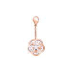 Omega Flower Charm, 18K red gold, Mother-of-pearl cabochon - M40BGA0204005