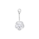 Omega Flower Charm, Or blanc 18K, Cabochon en nacre - M603BC0700105
