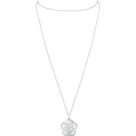 Omega Flower Collier, Or blanc 18K, Diamants, Cabochon en nacre - L603BC0400105