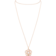 Omega Flower Colar, Ouro rosa de 18K, Cabochon de madrepérola - L603BG0700105