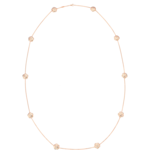 Omega Flower Colar, Ouro rosa de 18K, Cabochon de madrepérola - N81BGA0204005