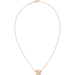 Omega Flower Necklace, 18K red gold, Mother-of-pearl cabochon - N82BGA0204005