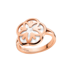 Omega Flower Кольцa, Розовое золото 18K, Перламутровые кабошоны - R603BG07001XX