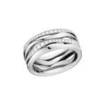 Ladymatic 戒指, 18K白金, 鑽石 - R50BCA05030XX