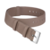 Bracelete NATO - Correia em couro castanho-acinzentado - 031CUZ011421