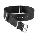 Bracelete NATO - Bracelete em poliamida preta - 031ZSZ002083
