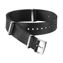 Bracelete NATO - Bracelete em poliamida preta - 031ZSZ002083