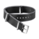 Bracelete NATO - Bracelete em poliamida preta, debruada a cinzento - 031ZSZ002044