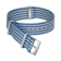 NATO strap - Polyamide striped Summer Blue and white strap - 031Z019480