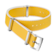Bracelete NATO - Bracelete em poliamida amarela, debruada a branco - 031CWZ010706