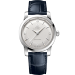 Seamaster 38 mm, steel on leather strap - 511.13.38.20.02.002