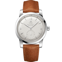 Seamaster 1948 38 mm, steel on leather strap - 511.12.38.20.02.001
