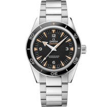 海馬300系列 41毫米, 不鏽鋼錶殼 於 不鏽鋼錶鏈 - 233.30.41.21.01.001
