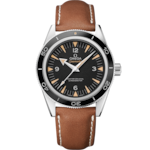 Seamaster 41 mm, steel on leather strap - 233.32.41.21.01.002