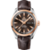 Seamaster 38.5 mm, steel - red gold on leather strap - 231.23.39.22.06.001