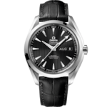 Seamaster 43 mm, steel on leather strap - 231.13.43.22.01.002