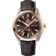 Seamaster 43 mm, steel - red gold on leather strap - 231.23.43.22.06.002