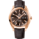 Seamaster 43 mm, ouro rosa em bracelete de pele - 231.53.43.22.06.003