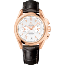 Seamaster Aqua Terra 150M 43 mm, red gold on leather strap - 231.53.43.52.02.001