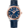 Seamaster 38 mm, aço - ouro Sedna™ em bracelete de pele - 220.23.38.20.03.001
