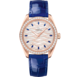 Seamaster 38 mm, Sedna™ gold on leather strap - 220.58.38.20.99.005