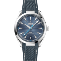 海馬 Aqua Terra 150米系列 41毫米, 不鏽鋼錶殼 於 橡膠錶帶 - 220.12.41.21.03.002