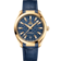 Seamaster 41 mm, or jaune sur bracelet en cuir - 522.53.41.21.03.001