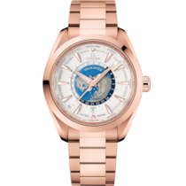 海馬 Aqua Terra 150米系列 43毫米, Sedna™金錶殼 於 Sedna™金錶鏈 - 220.50.43.22.02.001