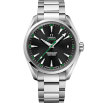 海馬 Aqua Terra 150米系列 41.5毫米, 不鏽鋼錶殼 搭配 不鏽鋼錶鏈 - 231.10.42.21.01.004