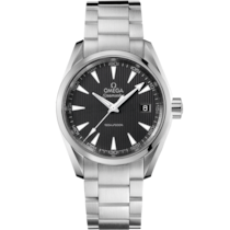Grey dial watch on Steel case with Steel bracelet - Seamaster Aqua Terra 150M 38.5 mm, steel on steel - 231.10.39.60.06.001