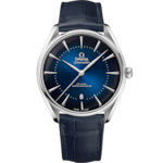 Seamaster 39.5 mm, steel on leather strap - 511.13.40.20.03.001