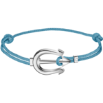 Seamaster Bracelet, Summer Blue cord, Stainless steel - B607ST0000405