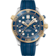 海馬 44毫米, 不鏽鋼-黃金錶殼 於 橡膠錶帶 - 210.22.44.51.03.001