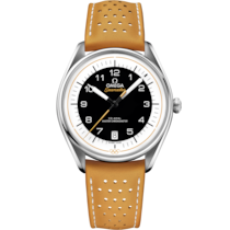 Seamaster Olympic Official Timekeeper 39.5 mm, steel on leather strap - 522.32.40.20.01.002