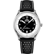 Seamaster Olympic Official Timekeeper 39.5 mm, steel on leather strap - 522.32.40.20.01.003