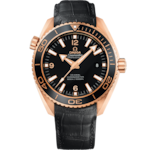 Seamaster 45.5 mm, red gold on leather strap - 232.63.46.21.01.001