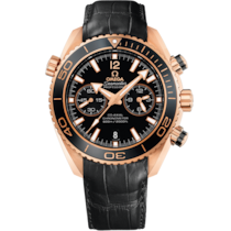 Seamaster Planet Ocean 600M 45.5 mm, red gold on leather strap - 232.63.46.51.01.001